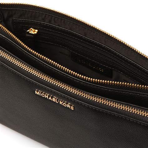 michael kors double zip crossbody bag